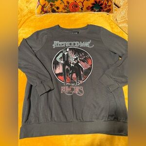 Torrid Gray Fleetwood Mac Graphic Sweater